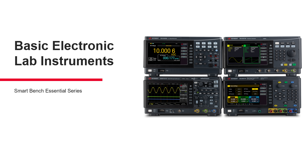 Keysight Smart Bench Essential instruments